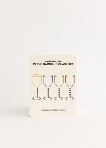 Perle Baroque Wine Glass Set