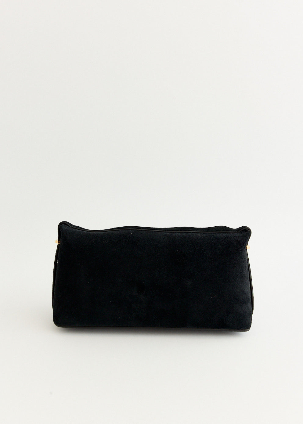 Suede Scoop Clutch