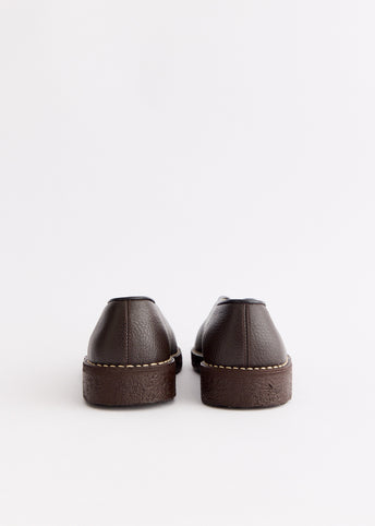 Piped Crepe Slippers