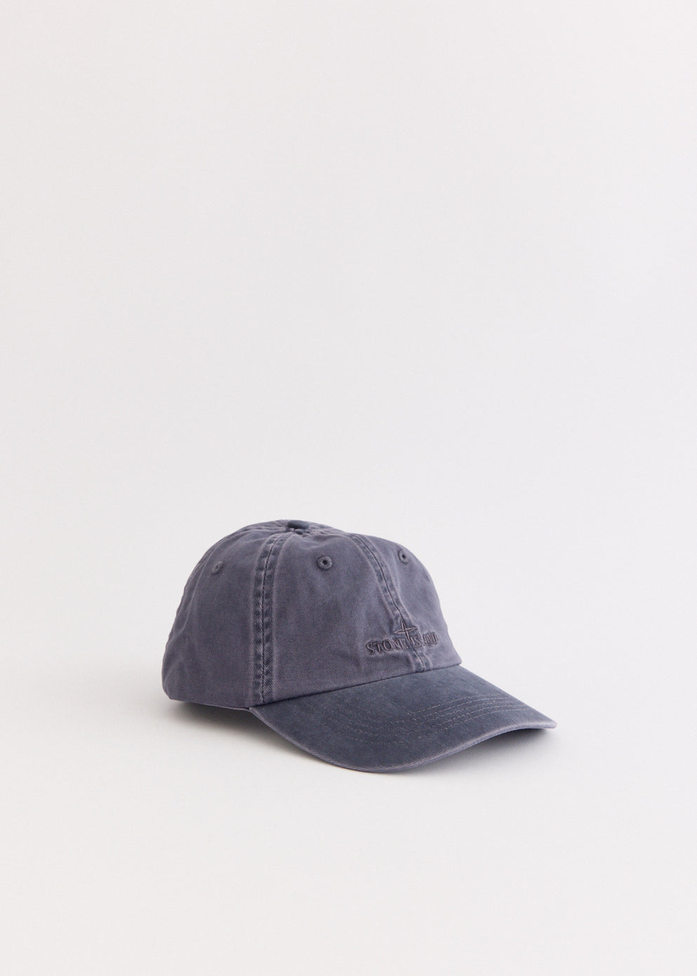 Brushed Cotton Gabardine Tonal Logo Cap