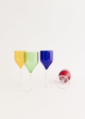 Perle Baroque Wine Glass Set