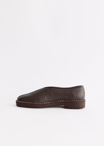 Piped Crepe Slippers