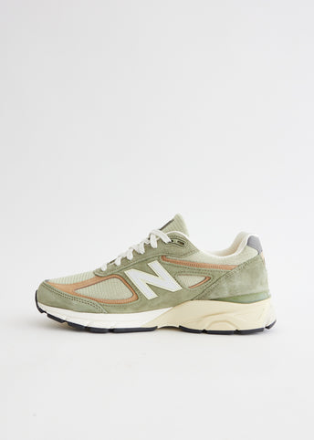 MADE in USA 990v4 'Olive Incense' Sneakers