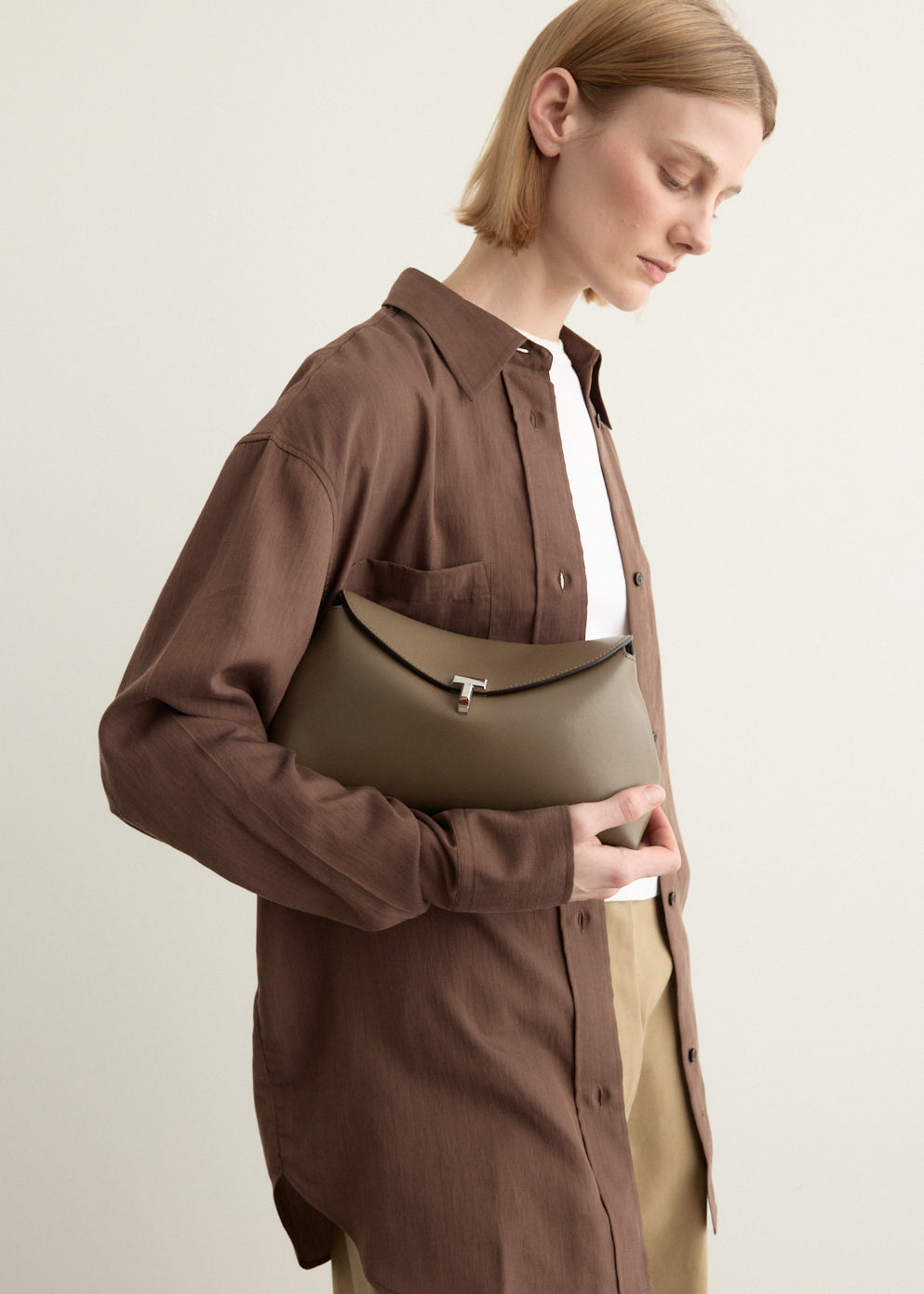 T-Lock Clutch Bag
