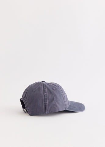 Brushed Cotton Gabardine Tonal Logo Cap