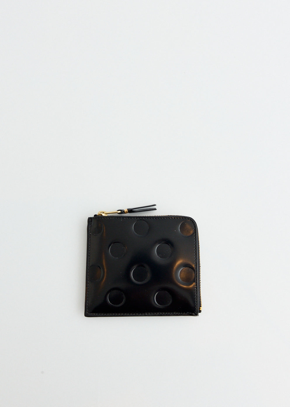 Dots Embossed Leather Wallet