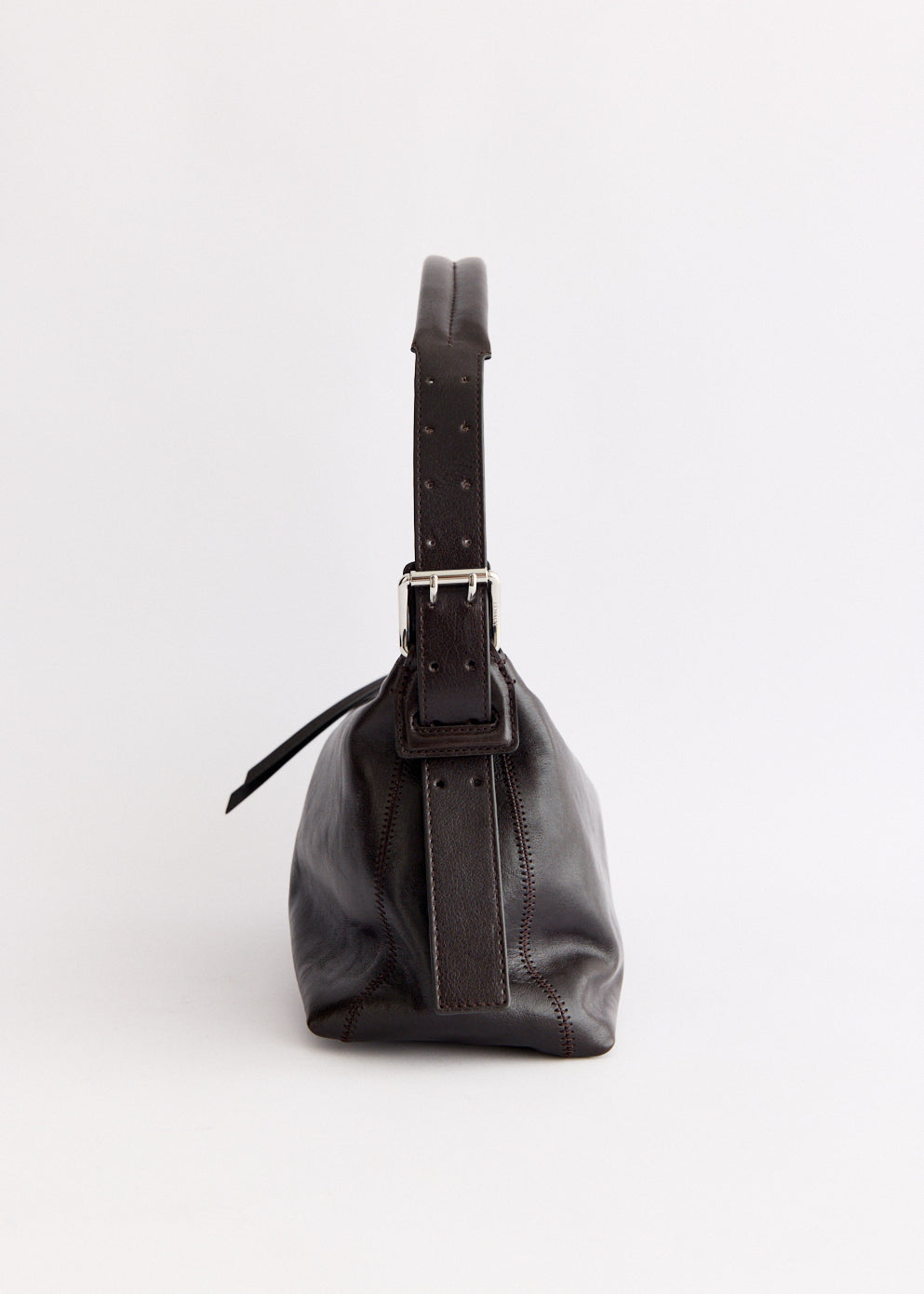 Belted Baguette Bag