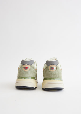 MADE in USA 990v4 'Olive Incense' Sneakers