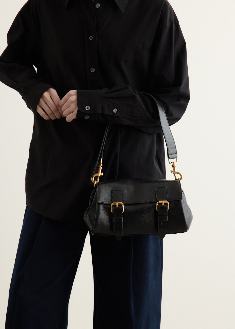 Leather Shoulder Satchel