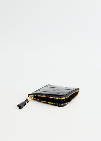 Dots Embossed Leather Wallet