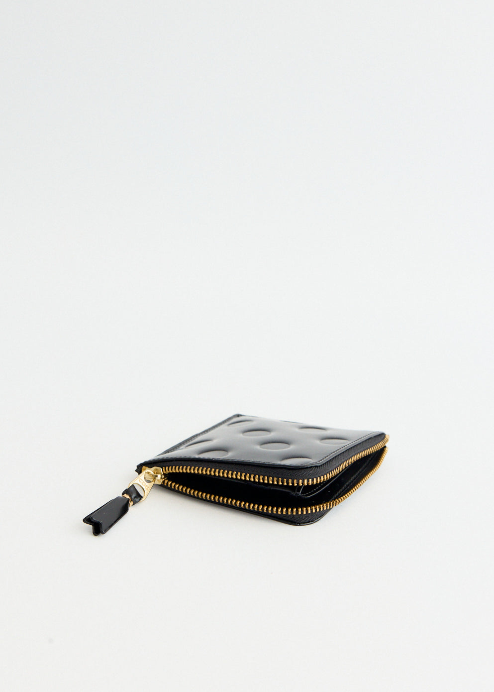 Dots Embossed Leather Wallet