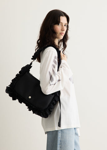 Pillowcase Shoulder Bag With Daisy