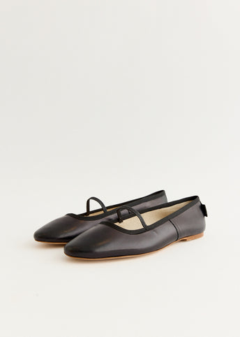 Swan Ballet Flats