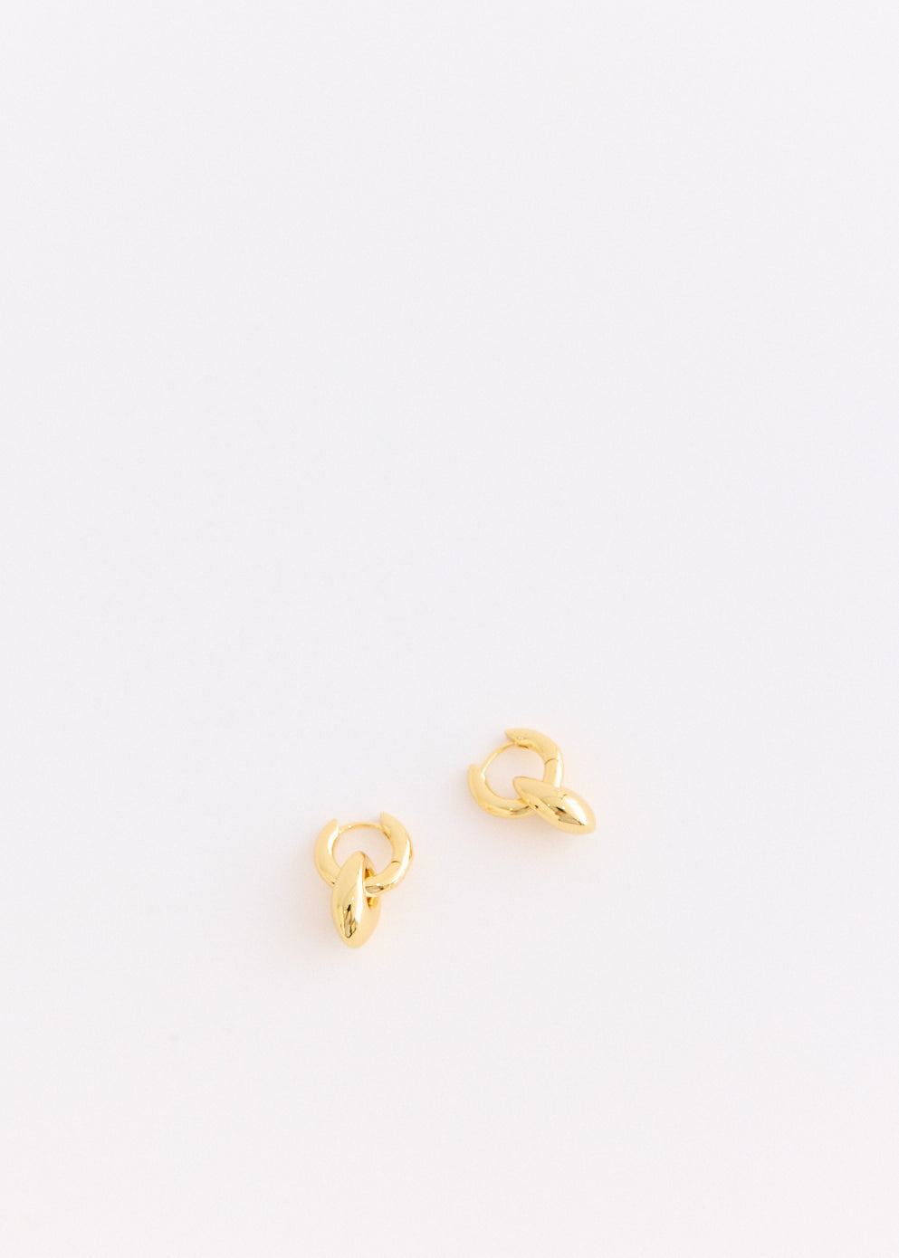 Petit Pebble Hoop Earrings