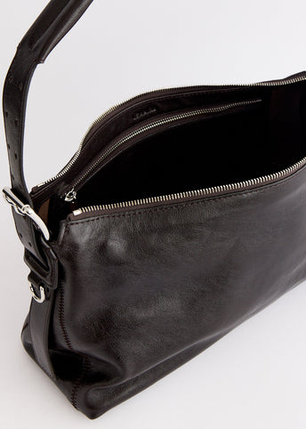 Belted Baguette Bag