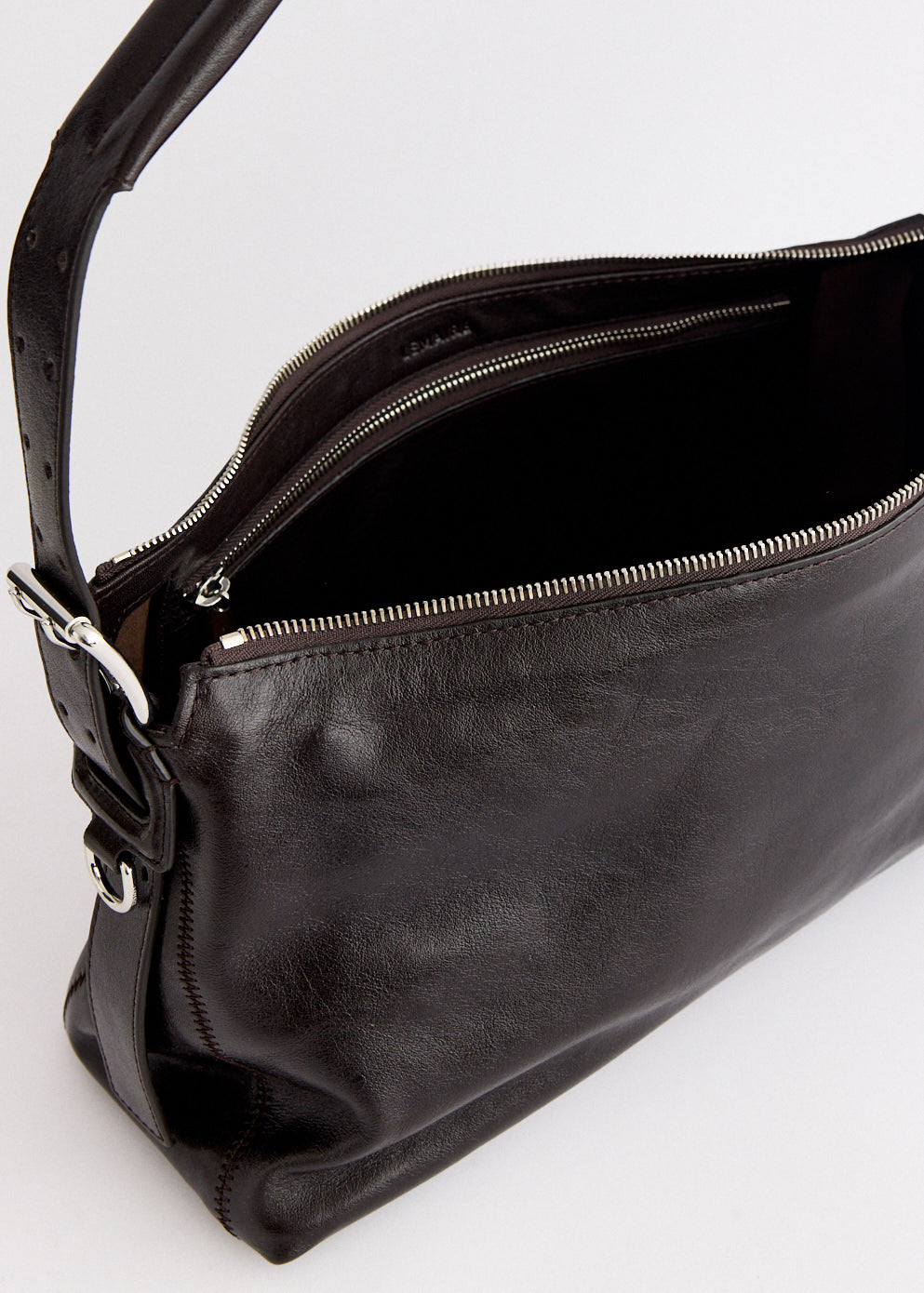 Belted Baguette Bag