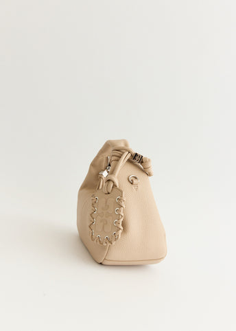 Grained Mini Hobo Bag