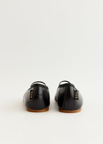 Swan Ballet Flats