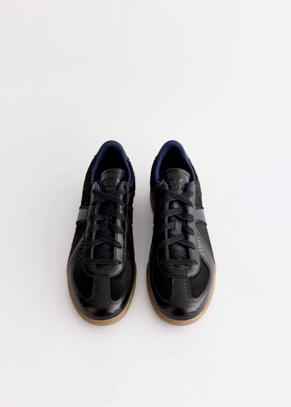 x Wales Bonner BW Army Pony Hair 'Black' Sneakers