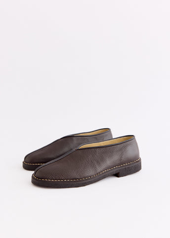 Piped Crepe Slippers
