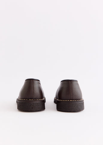 Piped Crepe Slippers