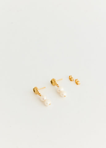 Pearly Drop Earrings