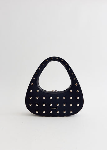 Studded Crossbody Baguette Swipe Bag