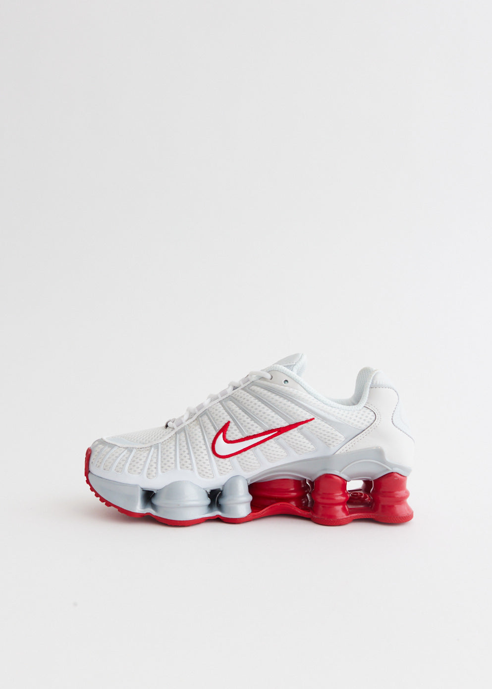 Women's Shox TL 'Platinum Tint Gym Red' Sneakers