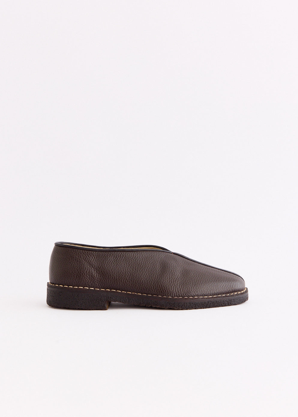 Piped Crepe Slippers