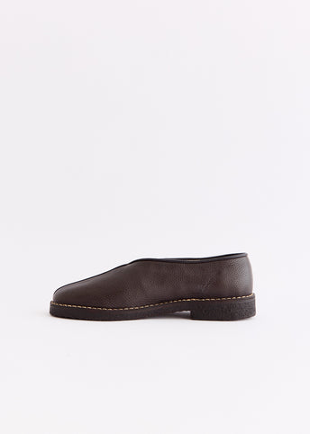 Piped Crepe Slippers