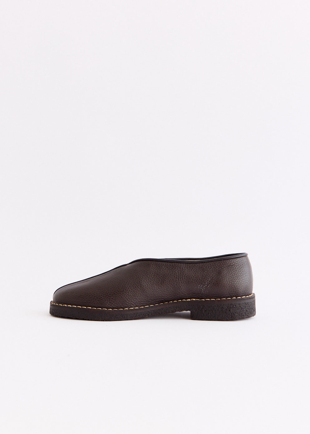 Piped Crepe Slippers