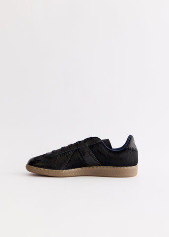 x Wales Bonner BW Army Pony Hair 'Black' Sneakers
