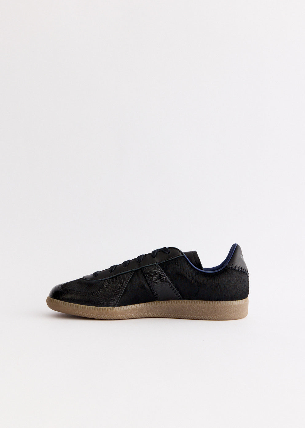 x Wales Bonner BW Army Pony Hair 'Black' Sneakers