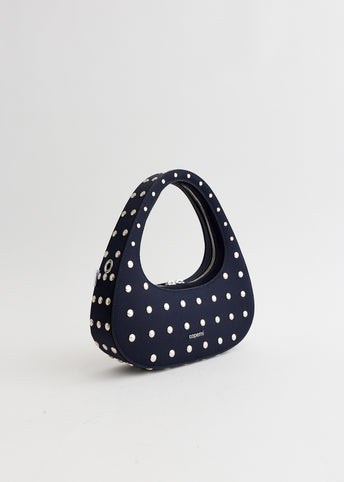 Studded Crossbody Baguette Swipe Bag
