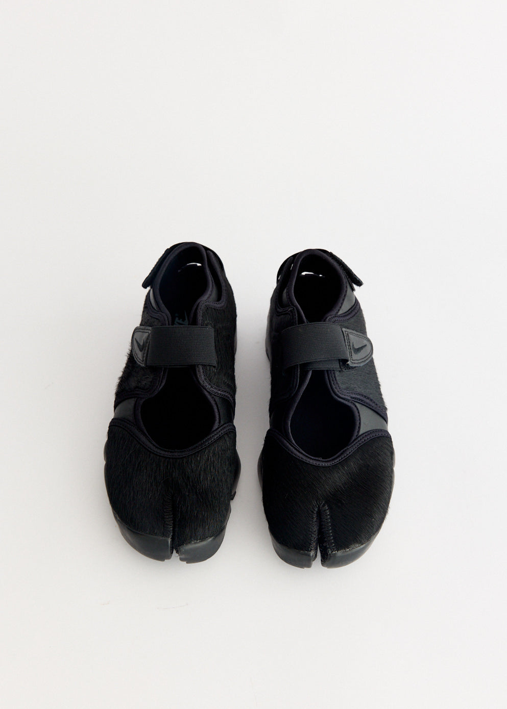 Women's Air Rift Pony Hair 'Black' Sneakers