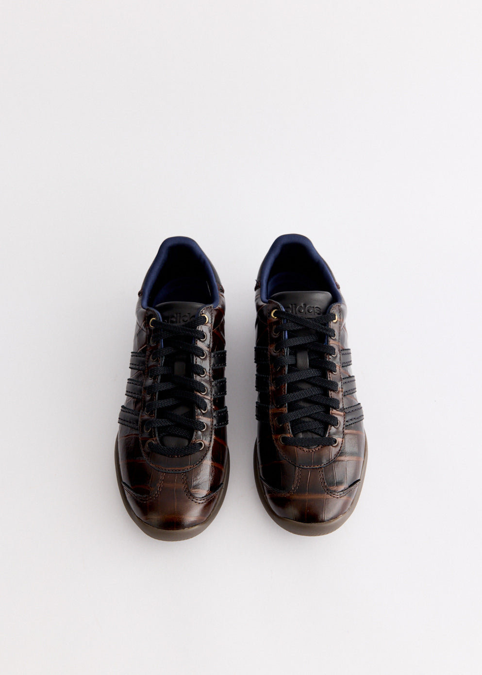 x Wales Bonner Karintha Croc 'Dark Brown' Sneakers