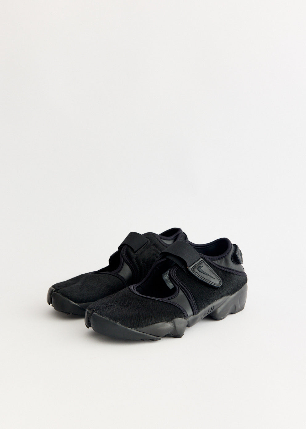 Women's Air Rift Pony Hair 'Black' Sneakers