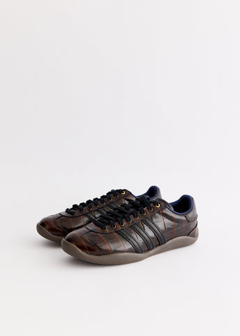 x Wales Bonner Karintha Croc 'Dark Brown' Sneakers