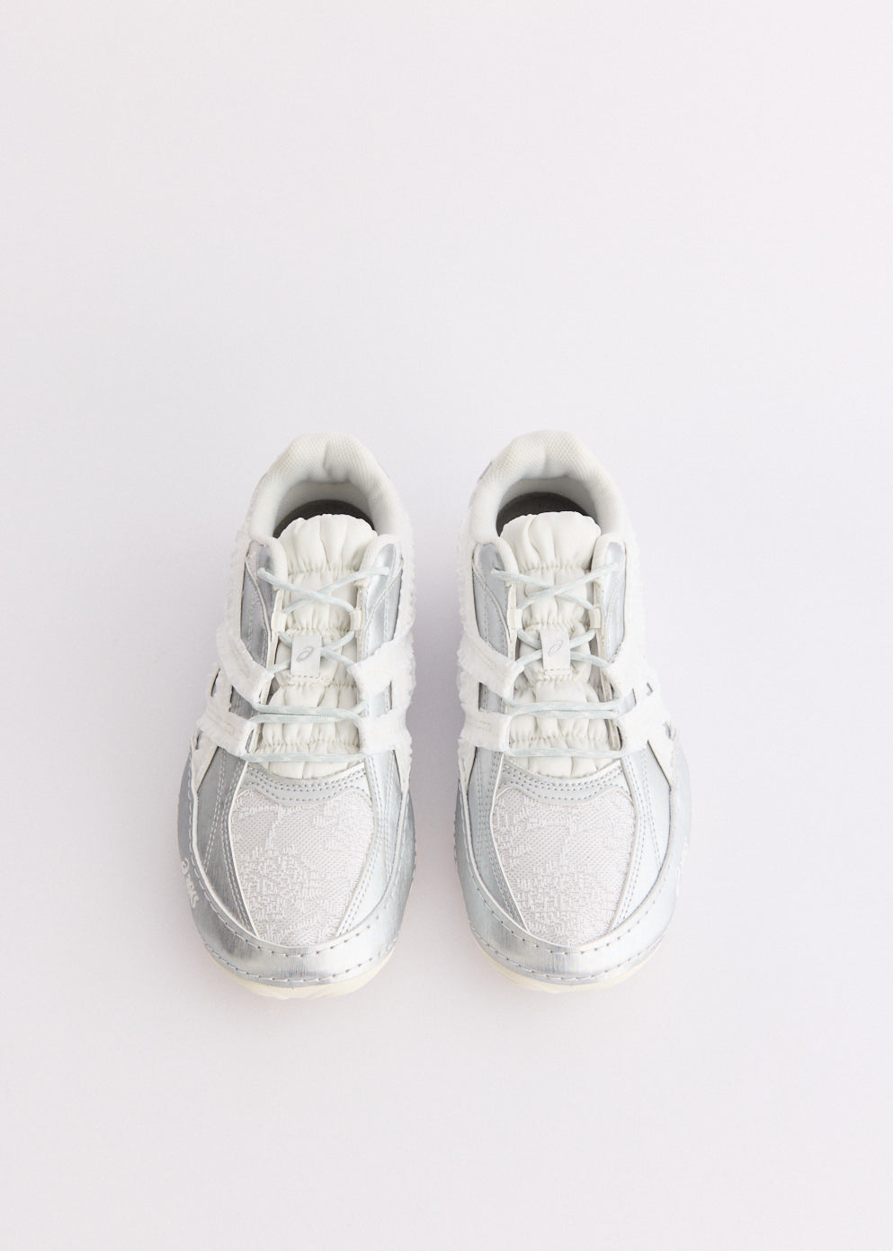 x Empty Behaviour x HYPERSYNC 'White Pure Silver' Sneakers