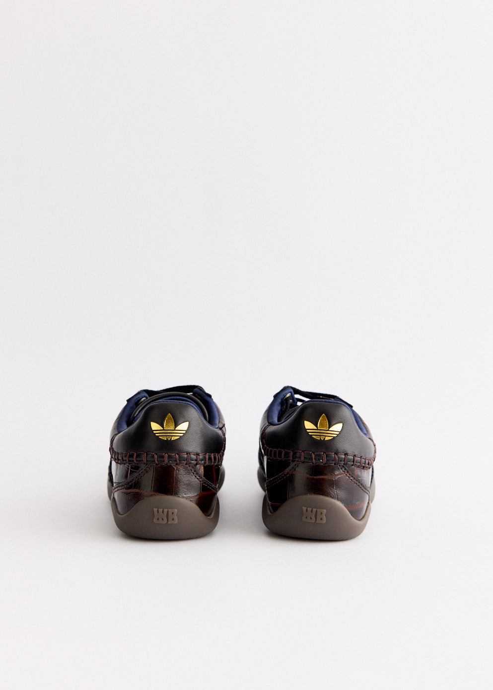 x Wales Bonner Karintha Croc 'Dark Brown' Sneakers