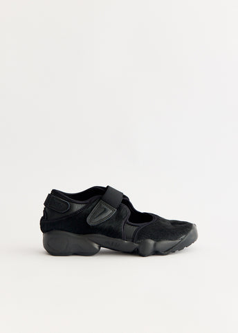 Women's Air Rift Pony Hair 'Black' Sneakers