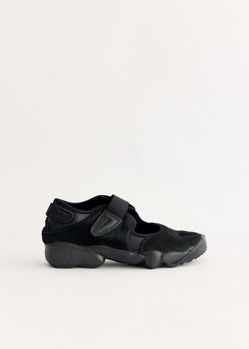 Women's Air Rift Pony Hair 'Black' Sneakers