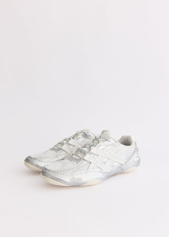 x Empty Behaviour x HYPERSYNC 'White Pure Silver' Sneakers