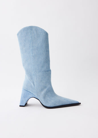 Denim Bridge Cowboy Boots