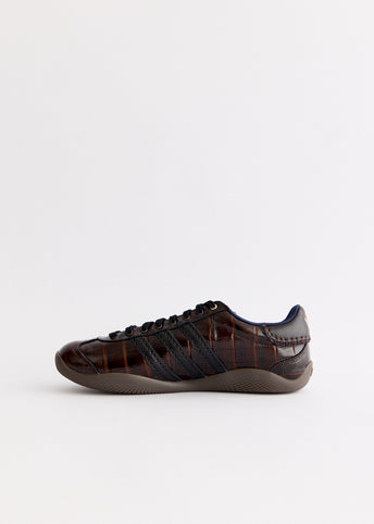 x Wales Bonner Karintha Croc 'Dark Brown' Sneakers