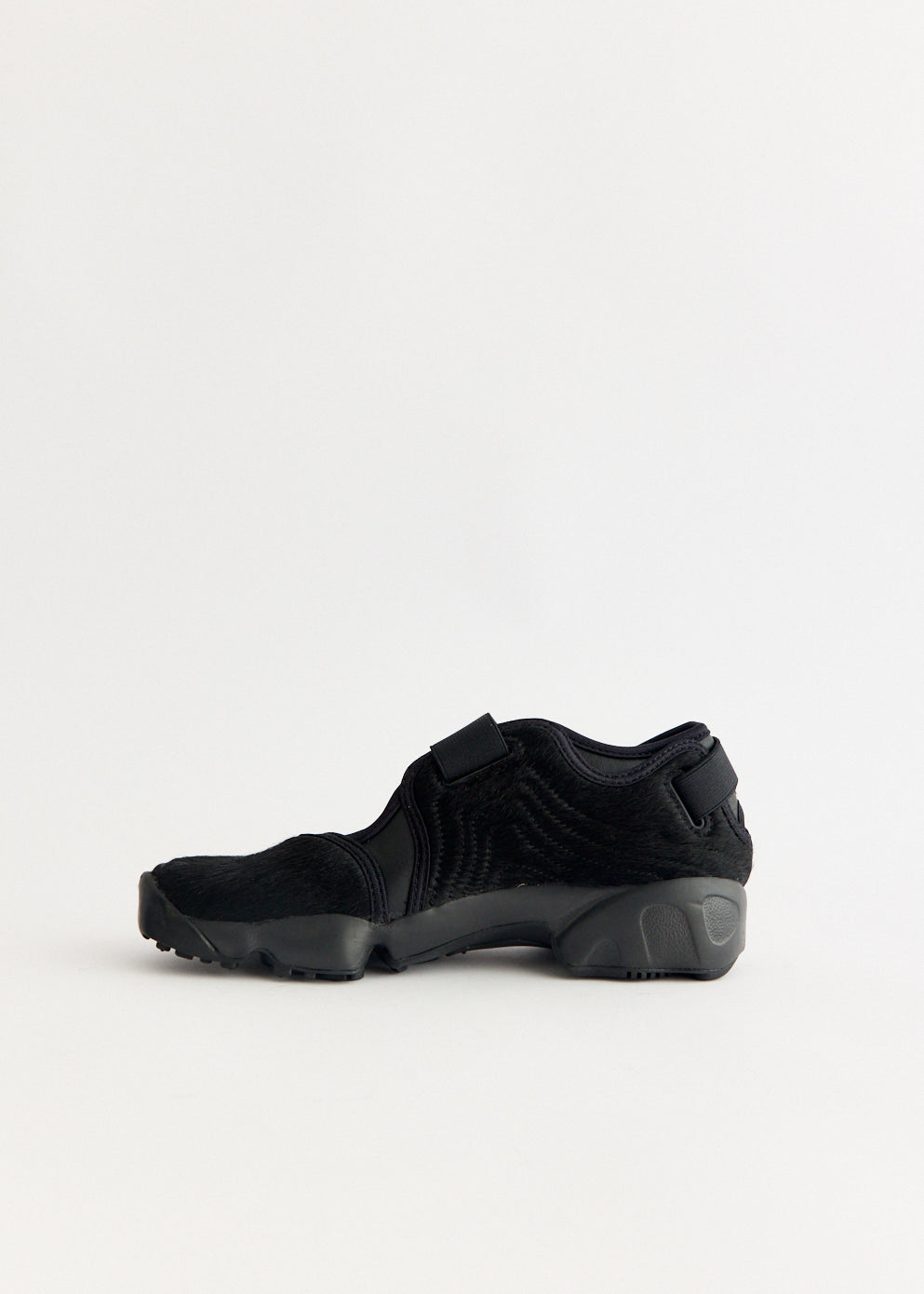 Women's Air Rift Pony Hair 'Black' Sneakers