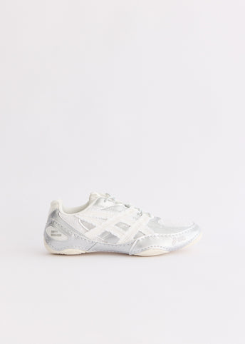 x Empty Behaviour x HYPERSYNC 'White Pure Silver' Sneakers