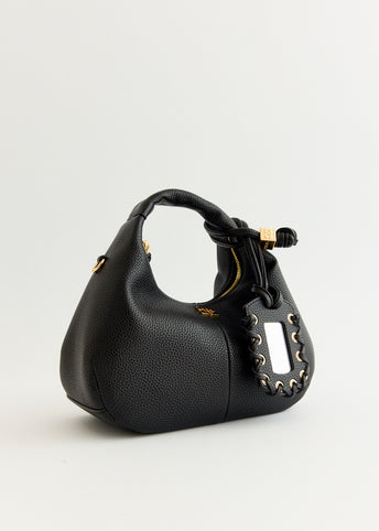 Grained Mini Hobo Bag