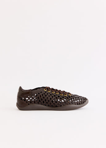 x Wales Bonner Karintha Basketry 'Dark Brown' Sneakers