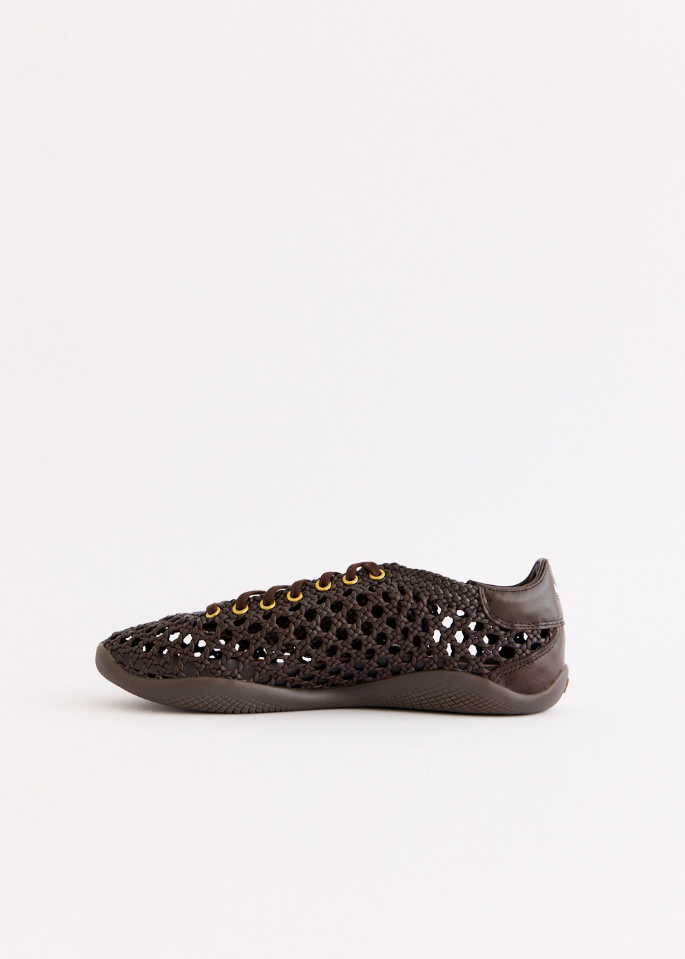 x Wales Bonner Karintha Basketry 'Dark Brown' Sneakers